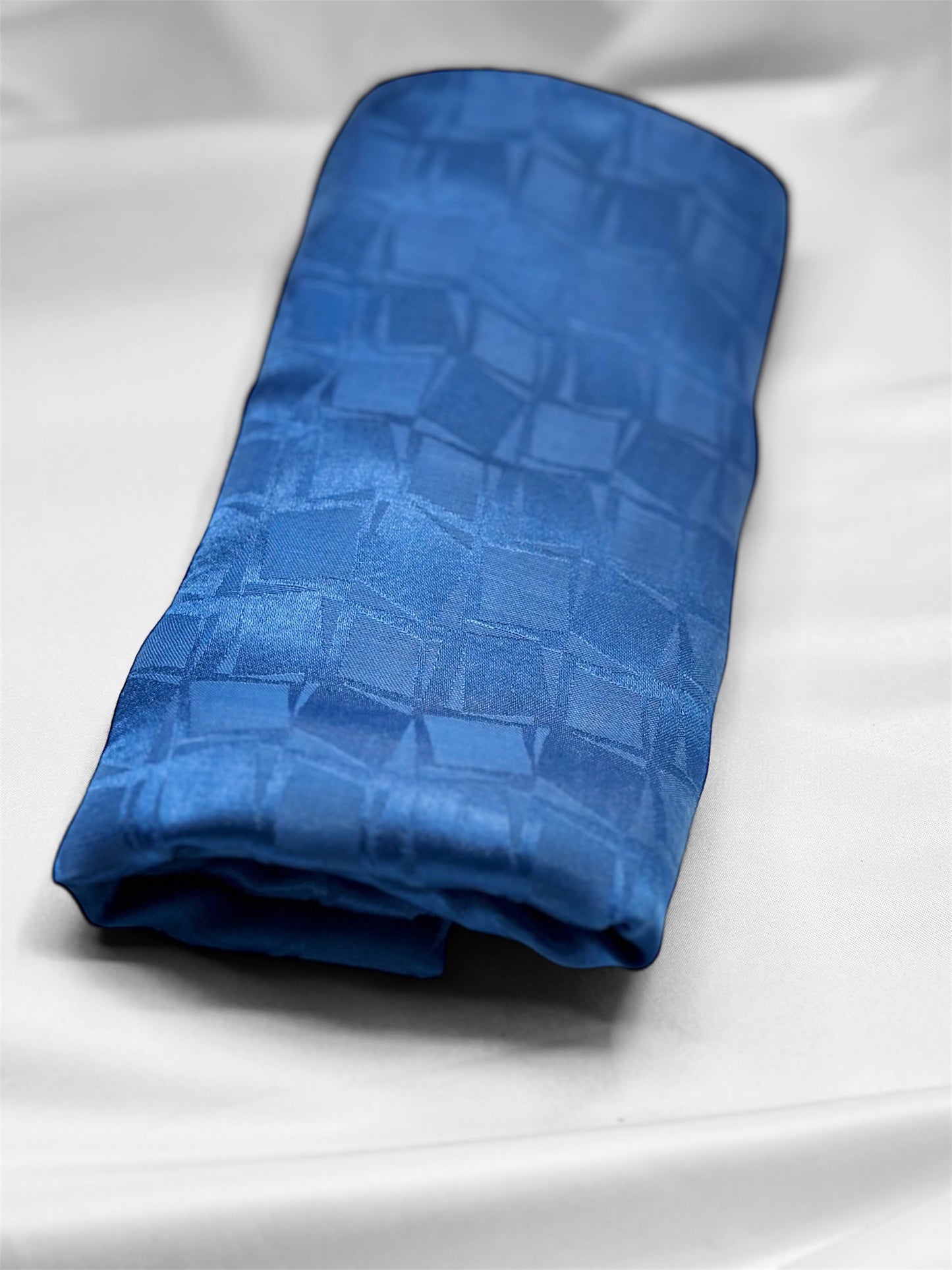 Hijab jacquard - bleu
