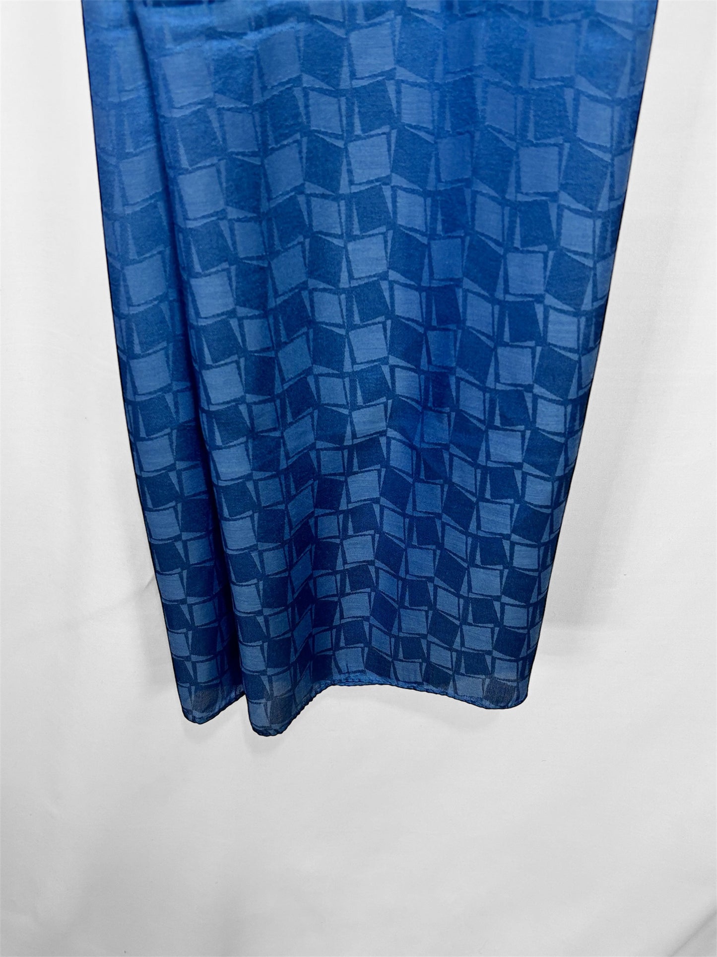 Hijab jacquard - bleu