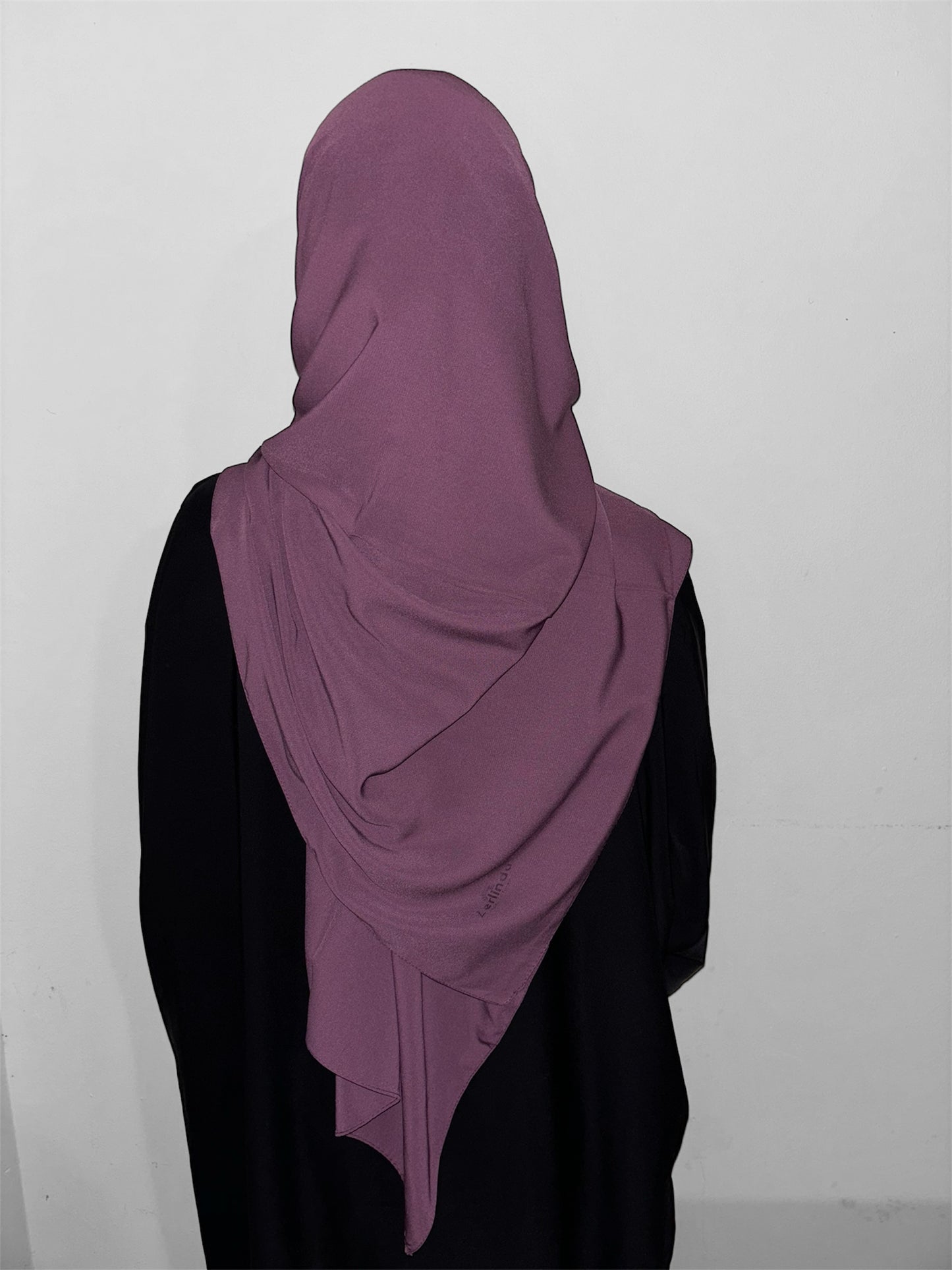 Hijab soie de médine - Violet byzantin