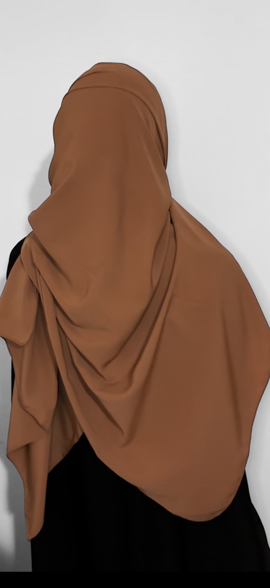 Hijab soie de médine - Marron