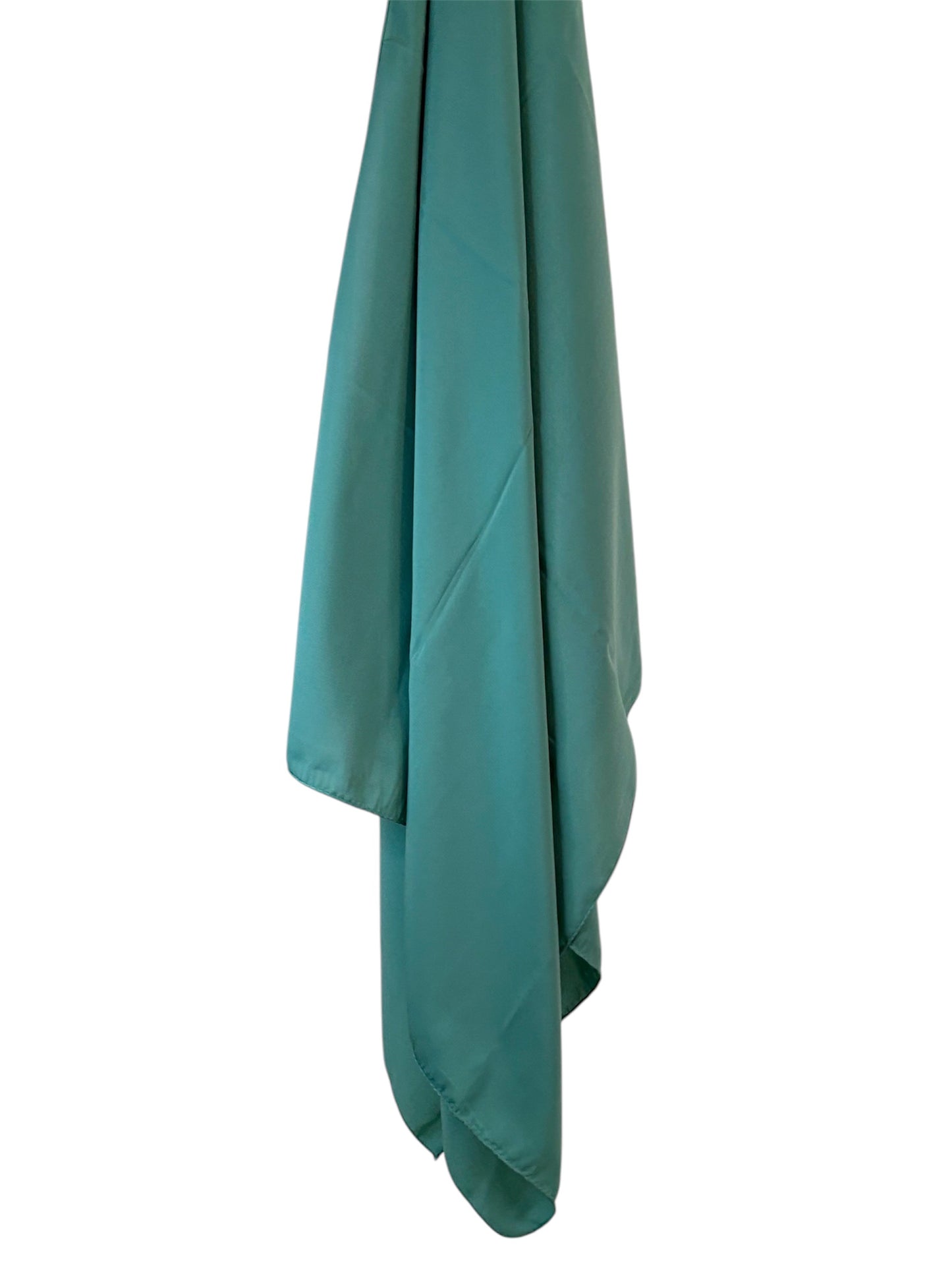 Hijab soie de médine - vert malachite