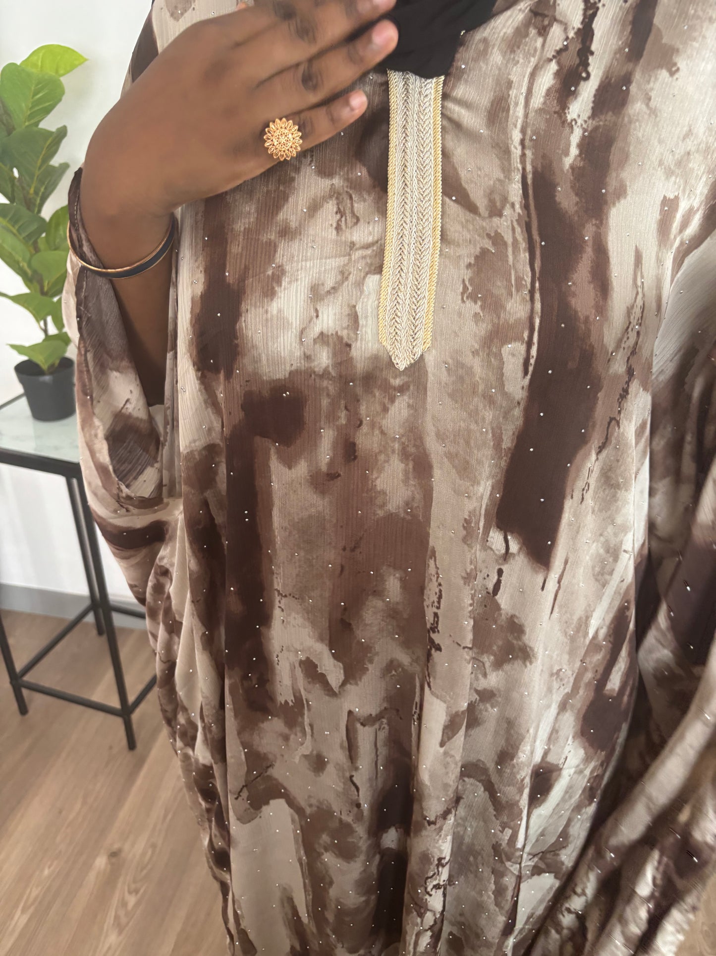 abaya papillon