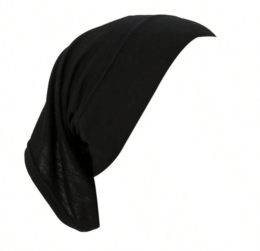 bonnet sous hijab noir