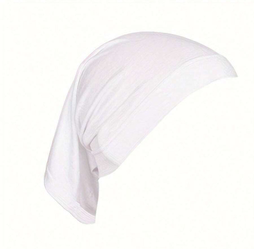 bonnet sous hijab blanc 