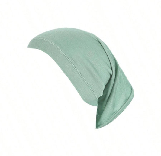 bonnet hijab vert eau 