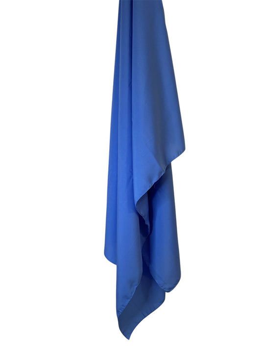 hijab soie de medine bleu 